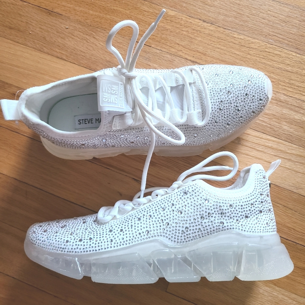 Steve Madden Sparkle Sneakers 10